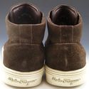 FERRAGAMO sz 10.5 SUEDE LACE UP DESERT BOOTS TV148