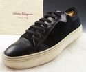 FERRAGAMO sz 9 LESTER SUEDE & LEATHER SNEAKER TV13