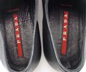 PRADA sz 7 LEATHER BICYCLE TOE OXFORD 4E1569 MENS 