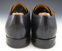 SANTONI sz 13 LEATHER APRON TOE OXFORDS MENS BLACK