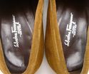 FERRAGAMO sz 10 EE SUEDE TASSEL LOAFERS VG16660 ME