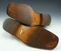 GUCCI sz 8.5 LEATHER APRON TOE LOAFER 1101544 MENS