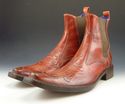 MARK NASON sz 9.5 TRIBUTE LEATHER PULL ON BOOTS ME