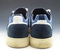 LOUIS VUITTON sz 8.5 DENIM & SUEDE SNEAKERS BA1026