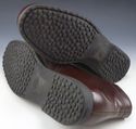 TOD'S sz 40 LEATHER CHUKKA ANKLE BOOTS MENS BROWN 