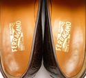 FERRAGAMO sz 10 TEXAS CROCODILE LOAFERS UG16937 ME