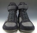 PRADA sz 7.5 SUEDE & MESH HIGH TOP SNEAKERS 4T0975