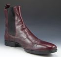 GUCCI sz 7 LEATHER WINGTIP GORED ANKLE BOOTS 12149