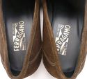 New - FERRAGAMO sz 10.5 TAPAS SUEDE BIT LOAFERS ME