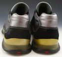 PRADA sz 7 LEATHER & NYLON MESH SNEAKERS 4E0874 ME