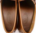 TOD'S sz 7 LEATHER "T" BIT DRIVING MOCCASINS MENS 