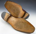 COLE HAAN sz 11.5 LEATHER SPLIT TOE STRAP LOAFERS 