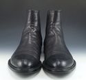 YSL sz 43 LEATHER DOUBLE GORE BOOTS WA237757 MENS 