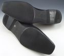 GUCCI sz 9.5 LEATHER BICYCLE TOE LOAFERS 162621 ME