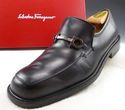 FERRAGAMO sz 9.5 EE TICKET BIT LOAFER UI5886 MENS 