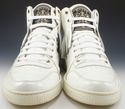 GUCCI sz 10.5 LEATHER HIGH TOP FRINGE SNEAKER 2150