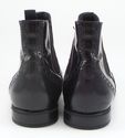 PRADA sz 7 LEATHER WINGTIP CHELSEA BOOTS 2TA014 ME