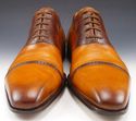 MAGNANNI sz 11.5 LEATHER CAP TOE OXFORDS 11664 MEN