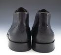 JOHN VARVATOS sz 8 LEATHER BROGUE TOE ANKLE BOOTS 