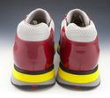 PRADA sz 7 PATENT LEATHER DOUBLE SOLE SNEAKERS 4E2