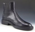 TOD'S sz 6 LEATHER DOUBLE GORE PLAIN TOE BOOTS MEN