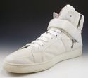 PRADA sz 12 ZIPPER & STRAP HIGH TOP SNEAKERS 4T264