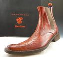 MARK NASON sz 9.5 TRIBUTE LEATHER PULL ON BOOTS ME