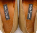 FERRAGAMO sz 8 NUBUCK APRON TOE STRAP LOAFERS MENS