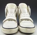 LOUIS VUITTON sz 8 TOWER MONOGRAM LEATHER SNEAKERS