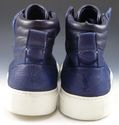 YSL sz 46 TEXTURED LEATHER HIGH TOP SNEAKERS AL261