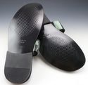 New - BALMAIN sz 42 CABATTE SLIDE SANDALS MENS BLA