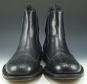 BRUNO MAGLI sz 8 LEATHER WINGTIP PULL ON BOOTS MEN