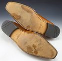 DOLCE & GABBANA sz 9.5 LEATHER STRAP LOAFERS CA175