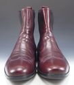 GUCCI sz 7 LEATHER WINGTIP GORED ANKLE BOOTS 12149