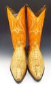 OLD RIDER sz 8 HORNBACK ALLIGATOR COWBOY BOOTS MEN