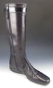 PRADA sz 38 LEATHER ZIP UP & BUCKLE KNEE BOOTS WOM