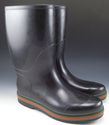 GUCCI sz 7 INTERLOCKING G RUBBER RAIN BOOTS 202752