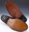 New - YANKO sz 8 LEATHER WINGTIP OXFORDS MENS BROW