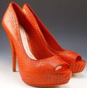 New - MIU MIU sz 39 SNAKESKIN PLATFORM PUMPS WOMEN