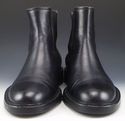 TOD'S sz 6 LEATHER DOUBLE GORE PLAIN TOE BOOTS MEN