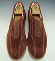 TODS sz 9 SUEDE BICYCLE TOE SLIP ON LOAFERS MENS R