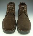 FERRAGAMO sz 11.5 SUEDE ANKLE BOOT UQ6151 MENS BRO