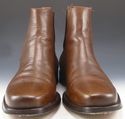 FRYE sz 8.5 LEATHER PLAIN TOE PULL ON BOOTS 87145 