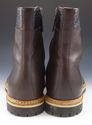 GUCCI sz 9 LEATHER LACE UP ZIPPER BOOTS 322511 MEN