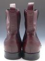 GUCCI sz 7 LEATHER WINGTIP GORED ANKLE BOOTS 12149