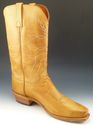 LUCCHESE sz 8.5 1883 BURNISHED LEATHER BOOTS N1566