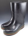 GUCCI sz 7 INTERLOCKING G RUBBER RAIN BOOTS 202752