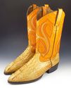 OLD RIDER sz 8 HORNBACK ALLIGATOR COWBOY BOOTS MEN