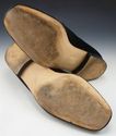 CHURCH'S sz 11 F SOVEREIGN VELVET SLIPPERS MENS BL