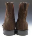 FERRAGAMO sz 9 EE PODIO SUEDE PULL ON BOOTS UH3561